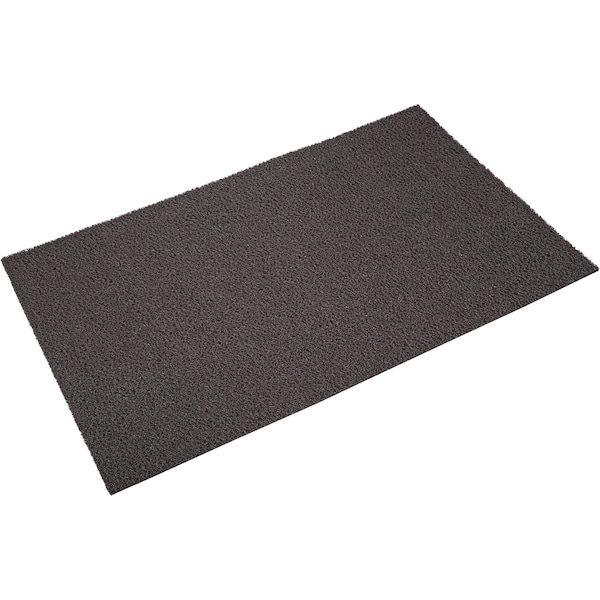 Scraper Mat, PVC, 3/8" Thick, Brown, 4' W x 20' L